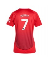 Manchester United Mason Mount #7 Domácí Dres pro Dámské 2024-25 Krátký Rukáv